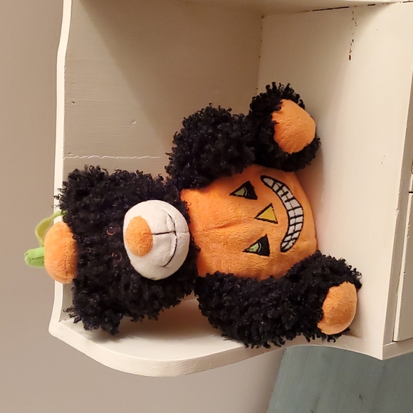 Other - " Holiday Halloween Bear Pumpkin Plush Decor